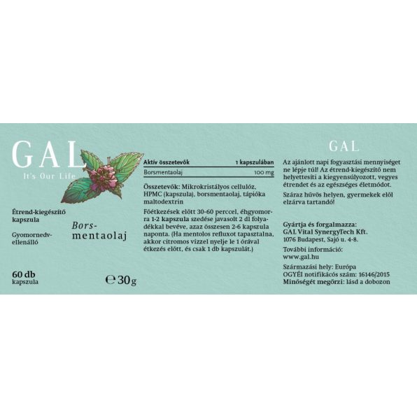 GAL Peppermint Oil