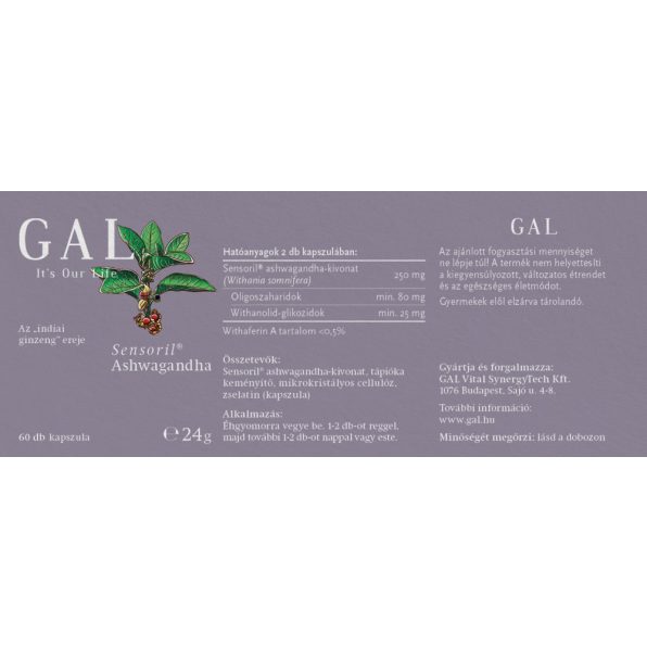 GAL Sensoril® Ashwagandha