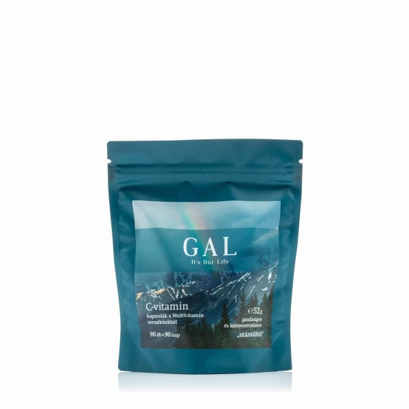 GAL Multivitamin – C-vitamin kapszulák, 90 adagos utántöltő